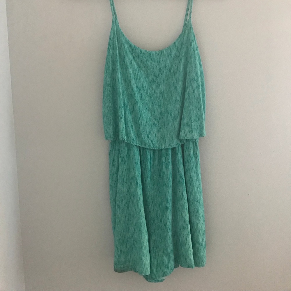 final touch green romper